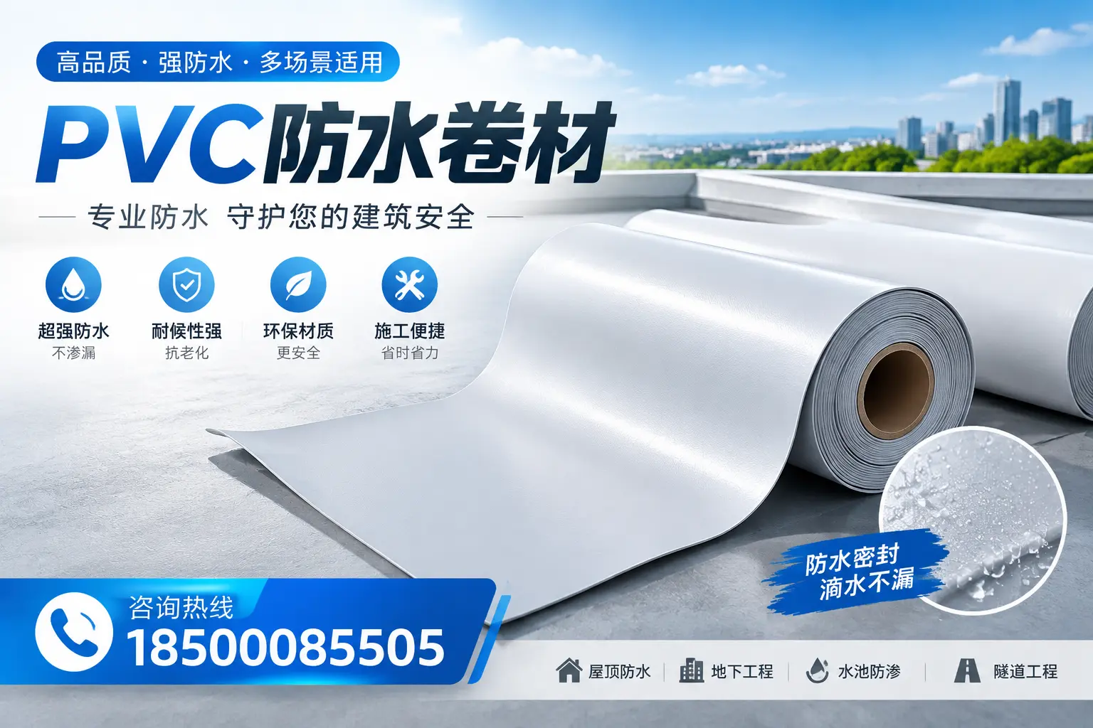 PVC防水卷材的市场竞争分析，佳木斯品牌选择参考